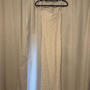 Elegant White Lace Dress